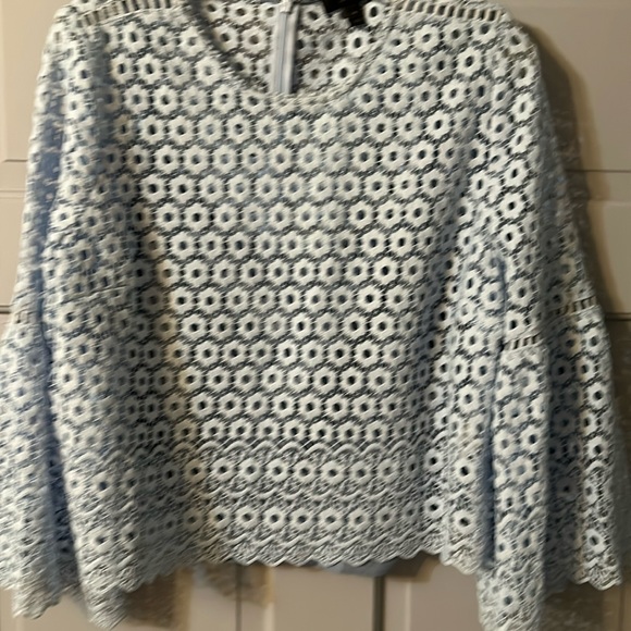 J. Crew Tops - J Crew Long Sleeve Lace Top.